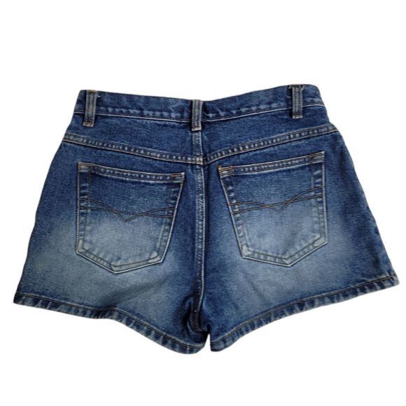 VINTAGE Y2K shorts 2000s high rise denim faded denim S - Picture 3 of 8